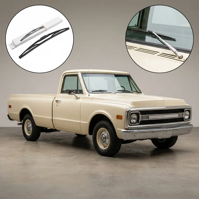 Passenger Side Wiper Blade for Chevrolet C30 Pickup (1960 - 1974) - 1